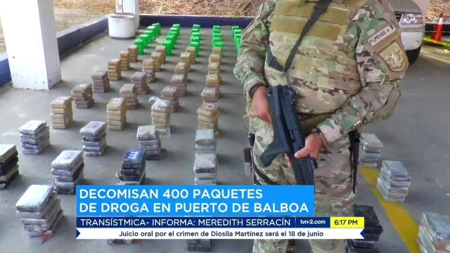 Decomisan cientos de paquetes de droga dentro de contenedor en Puerto de Balboa