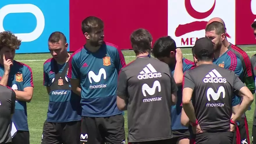 España realiza entrenamientos en Rusia