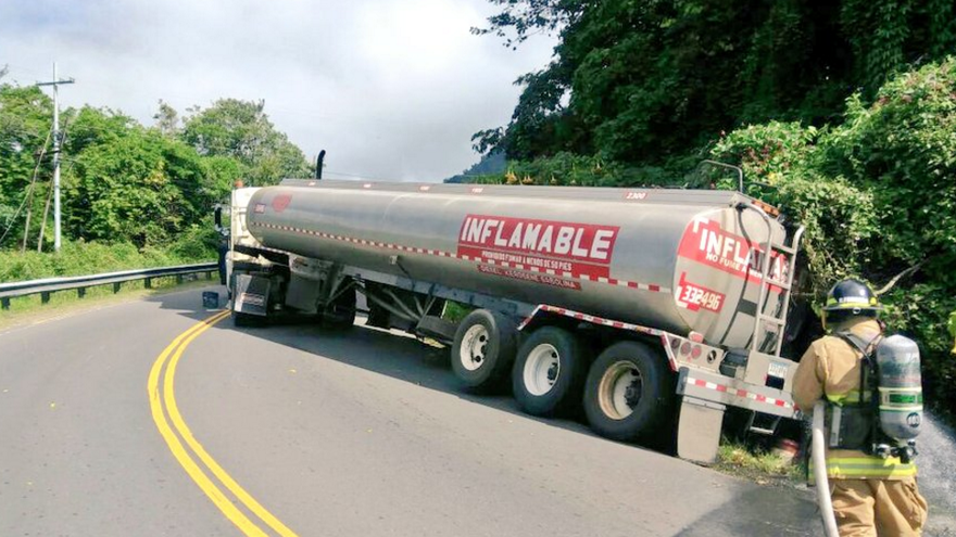 El percance se dio en la vía hacia Volcán en la provincia de Chiriquí