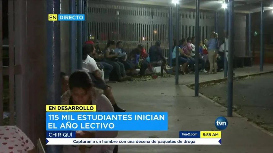 115 mil estudiantes inician el año escolar en Chiriquí