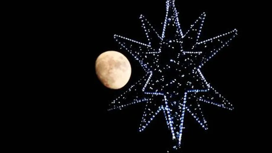 Luna Llena en Navidad de 2015