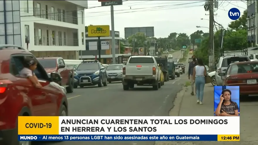Autoridades toman medidas de restricción en Herrera y Los Santos por aumento de casos