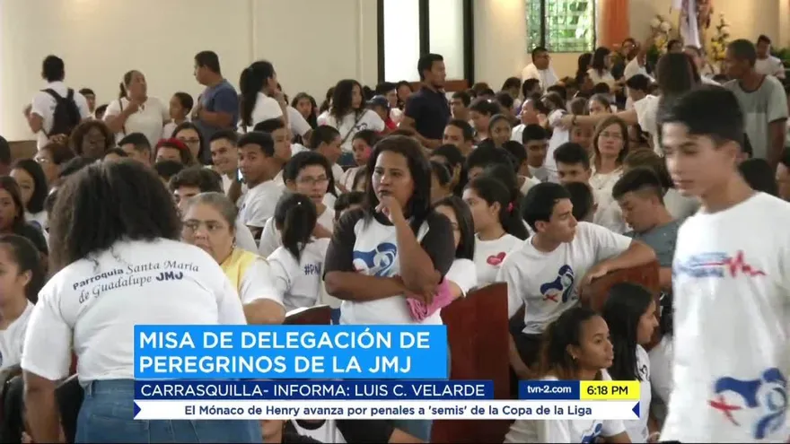 Realizan misa de envió para la JMJ