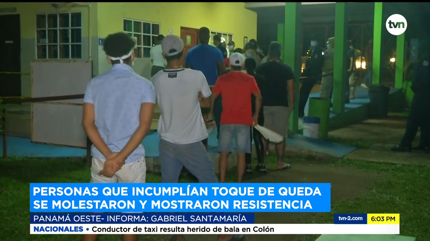 Siguen incumpliendo toque de queda en La Chorrera