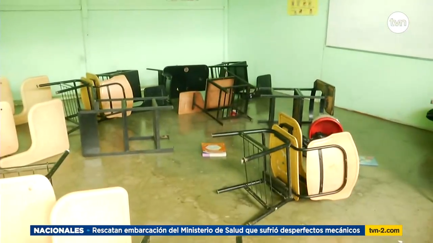 Delincuentes vandalizan un plantel en Coclé