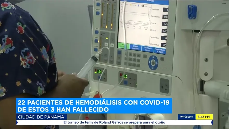 22 pacientes de hemodiálisis con covid-19 de estos 3 han fallecido