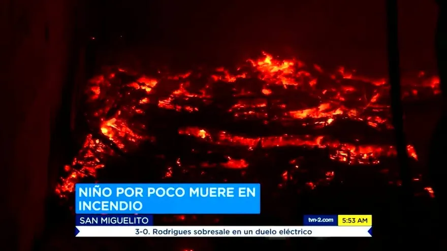 Incendio en Sonsonate de San Miguelito consume una residencia