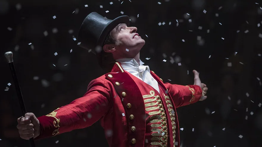 El actor Hugh Jackman en una escena de "El gran showman".