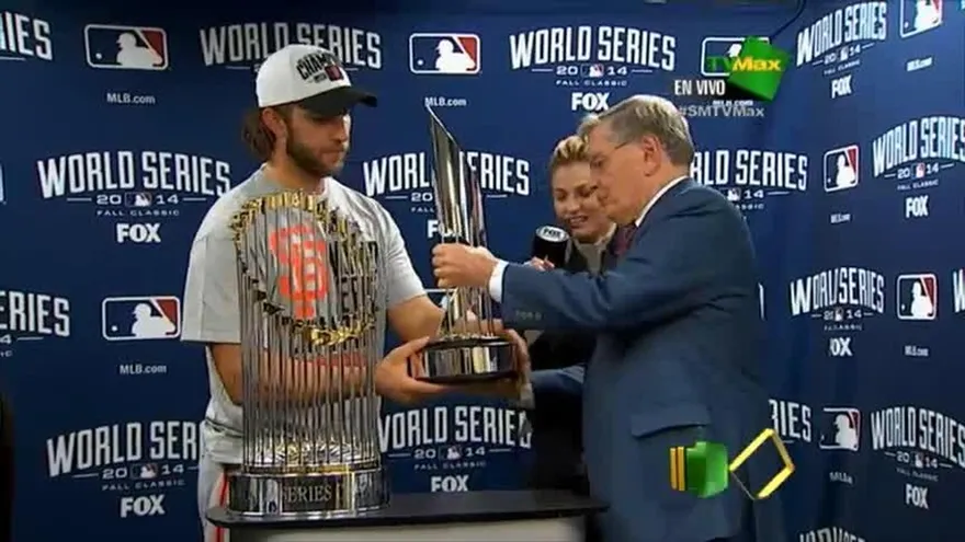 Bumgarner es el  MVP de la Serie Mundial