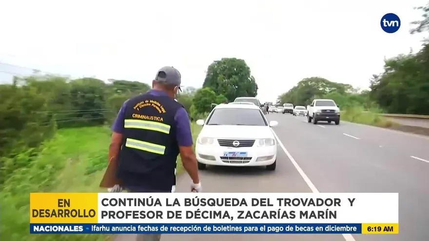 Continúa la búsqueda del trovador Zacarías Marín