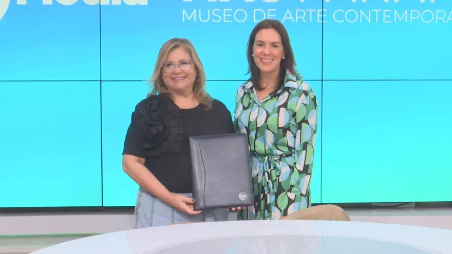 María Guadalupe Guillén Directora de RRHH  de TVN Media y María Lucía Alemán, Directora Ejecutiva del Museo de Arte Contemporáneo de Panamá