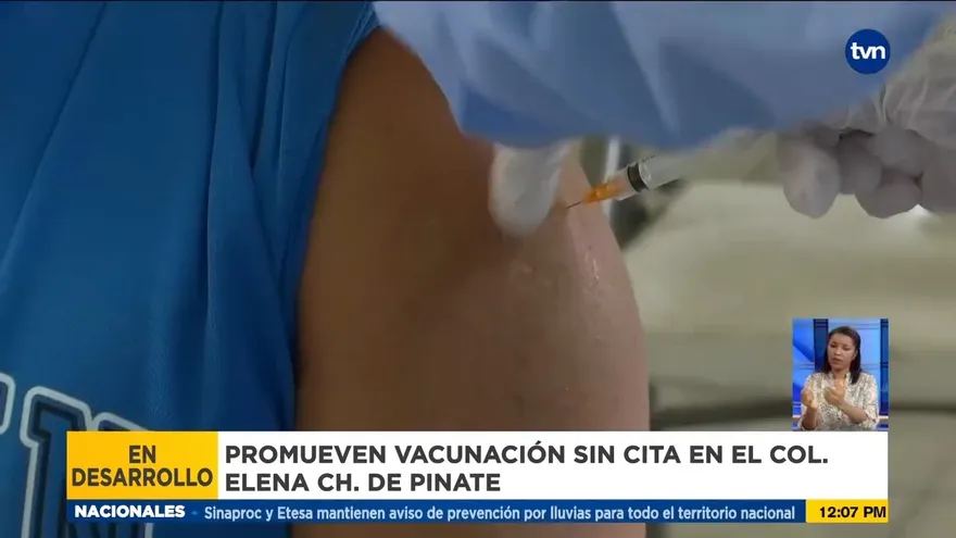 Baja asistencia en la aplicación de la vacuna en Juan Díaz