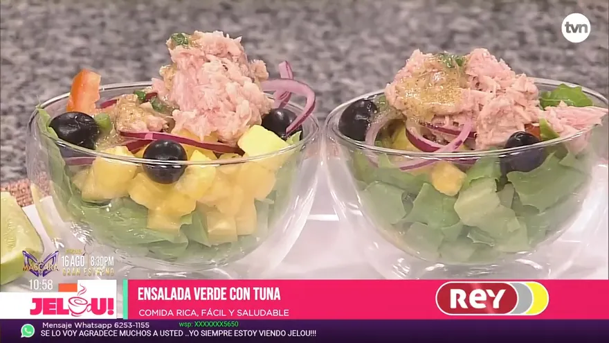 Receta: Ensalada verde con tuna