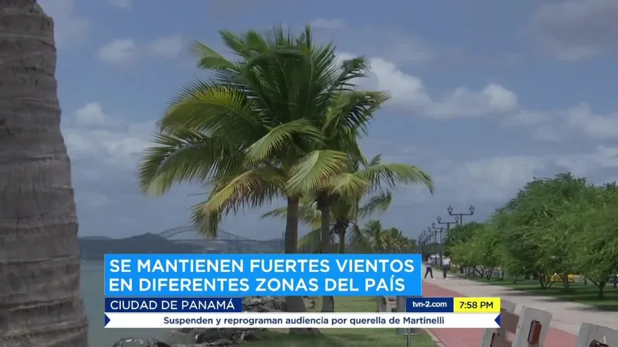 Advierten sobre la presencia de fuertes vientos