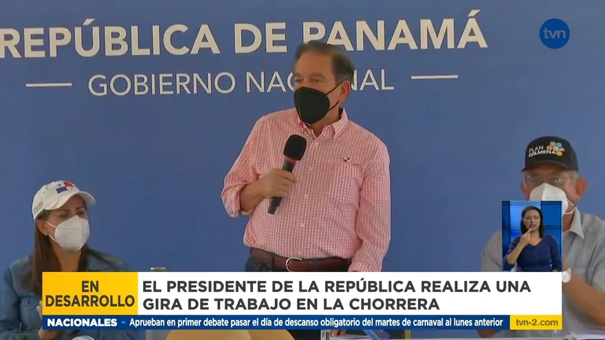 Cortizo realiza gira de trabajo en La Chorrera