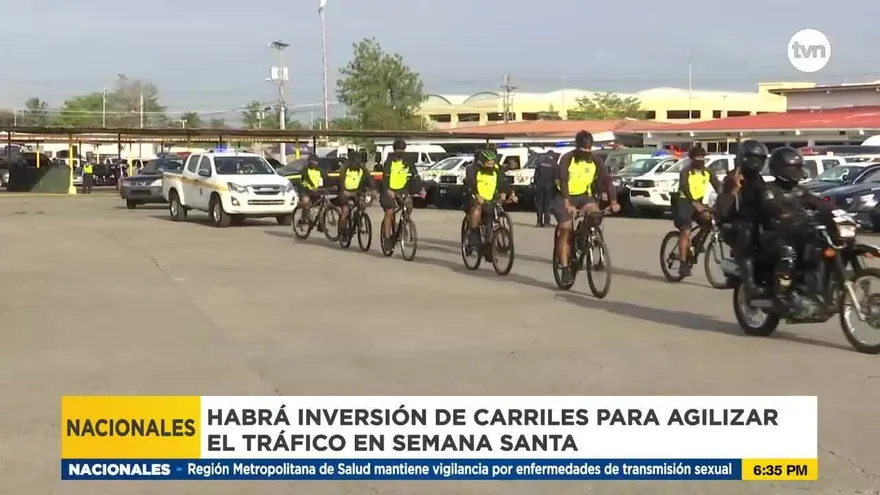Inversión de carriles en Semana Santa