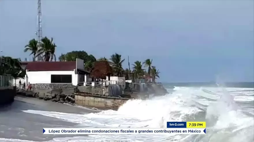 Sigue alerta verde por mar de fondo