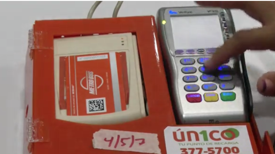 Sonda reporta problemas con sistema de recarga de tarjetas