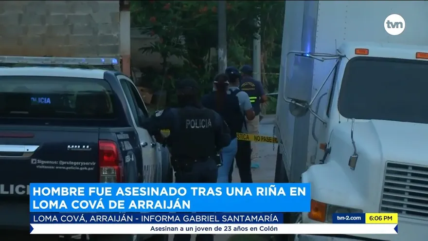 Riña en Arraiján deja una persona muerta