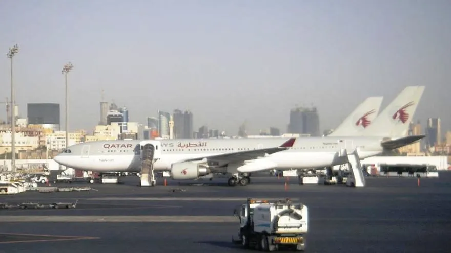 Aeropuerto de Doha, en Qatar, uno de los países afectados por la medida.