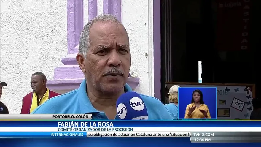 Autoridades en Portobelo, preparados para la festividad del ‘Cristo Negro’