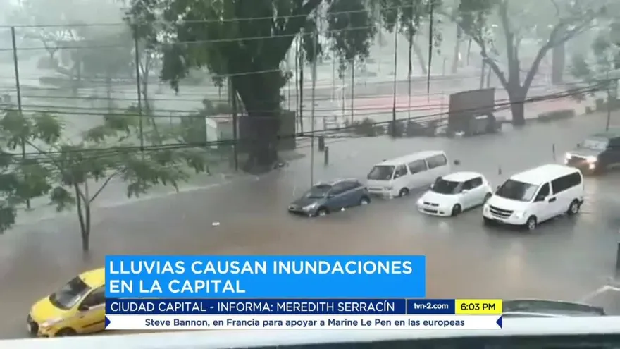 Fuertes lluvias causan inundaciones en la ciudad