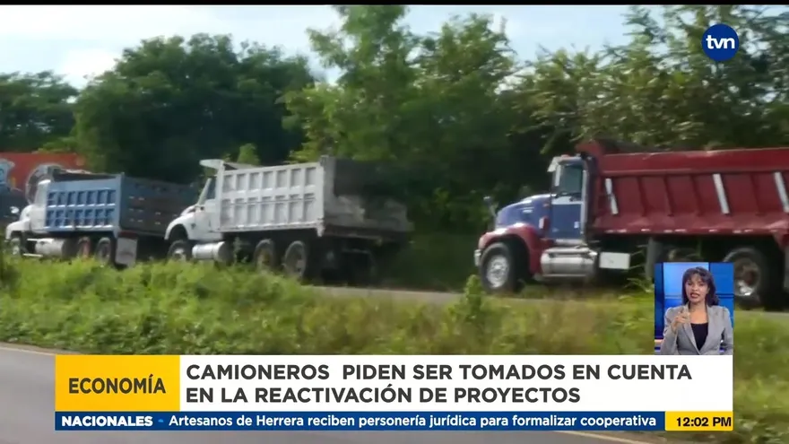 Camioneros en Herrera y Los Santos piden al Gobierno que los tome en cuenta
