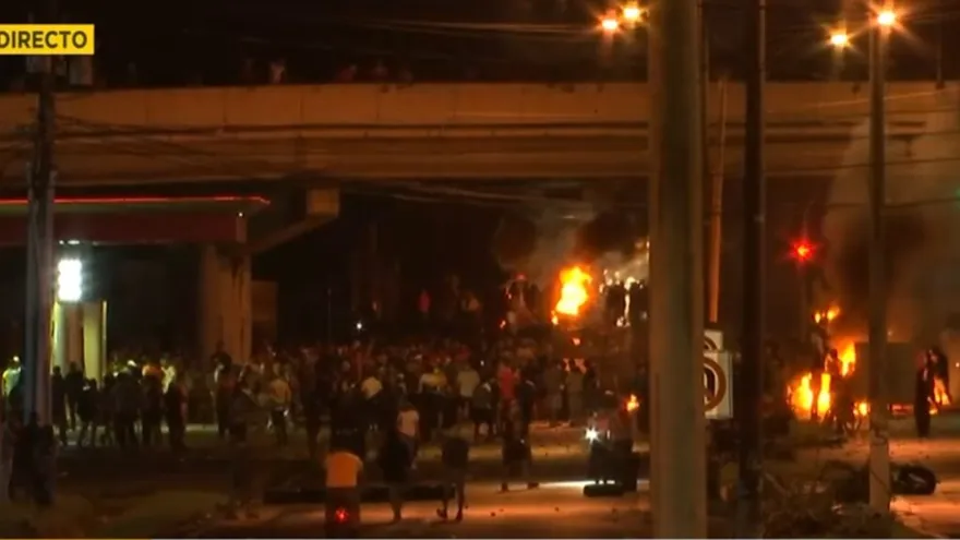 Al menos 7 detenidos en los disturbios en Santiago