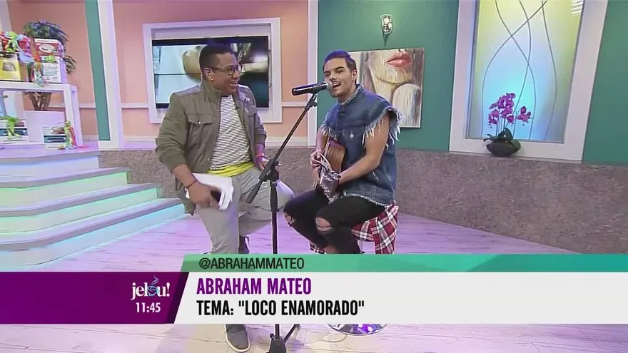 ¡Abraham Mateo nos visita y nos canta “Loco Enamorado”