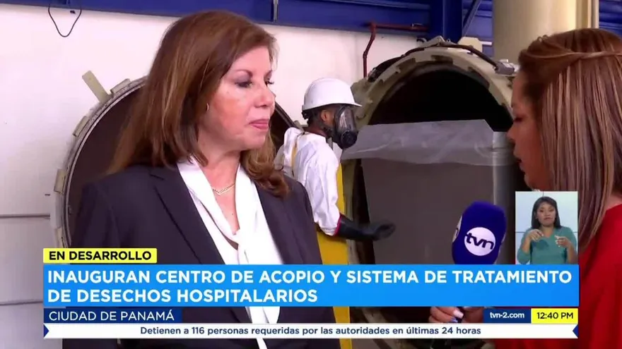 HST inaugura sistema de tratamiento de desechos hospitalarios