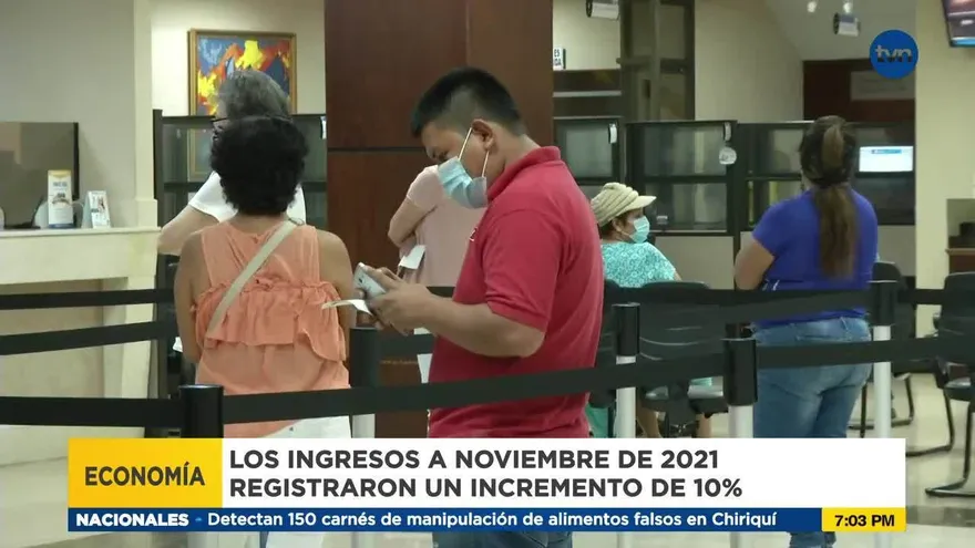 Recaudación de ingresos se recupera en el 2021