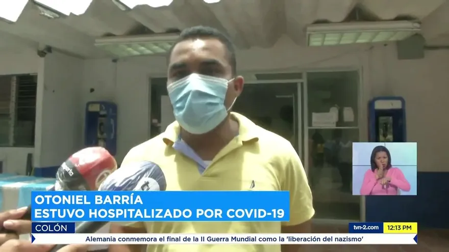 Persona que logró recuperarse de COVID-19 en Colón agradeció a funcionarios de salud