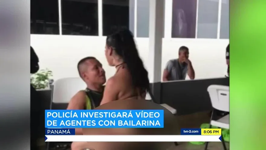 Investigarán a unidades policiales que estaba en fiesta con bailarina