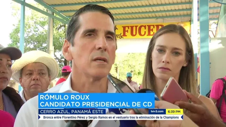 Roux se refiere a ausencia de Casis en debate vicepresidencial