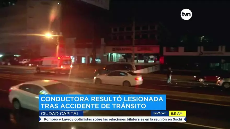 Una persona herida deja accidente en vía Transístmica