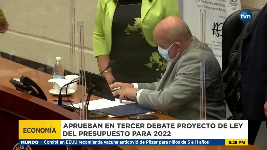 Asamblea aprueba presupuesto del Estado 2022