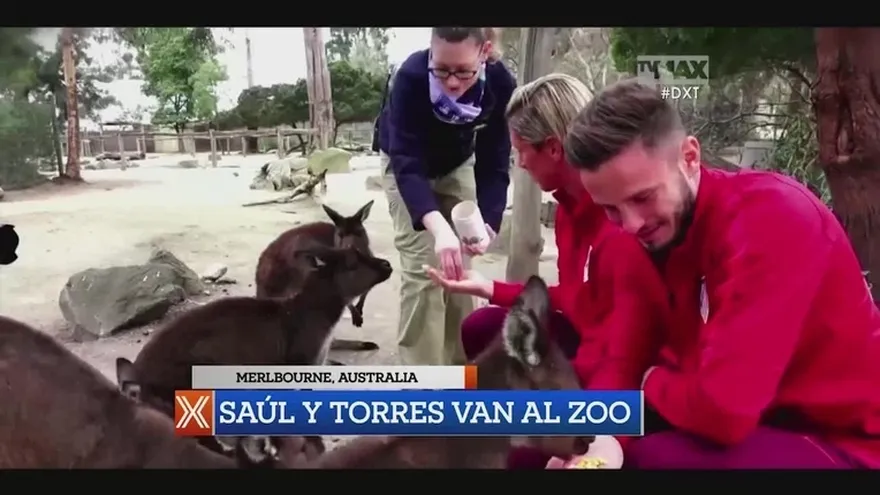 El Atlético de Madrid inició gira por Australia
