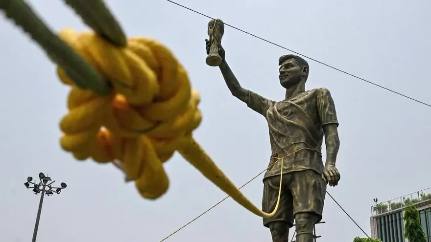 Mundial 2026 | Retirarán estatua gigante de Messi en India por razones de seguridad