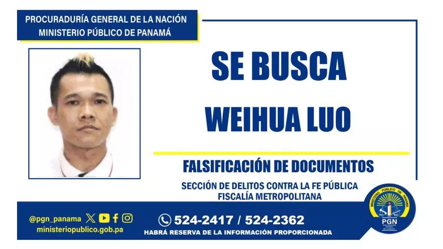 Fiscalía Metropolitana busca a hombre requerido por falsificación de documentos