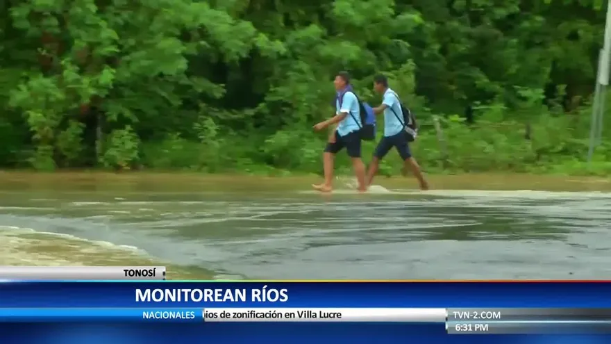 Río Tonosí se vuelve a salir de su cauce