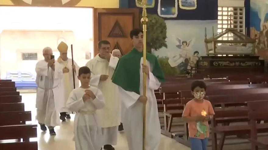 Realizan misa para recordar a las víctimas del accidente en Gualaca