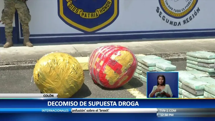 Incautan más de 200 paquetes de sustancia ilícita en Colón