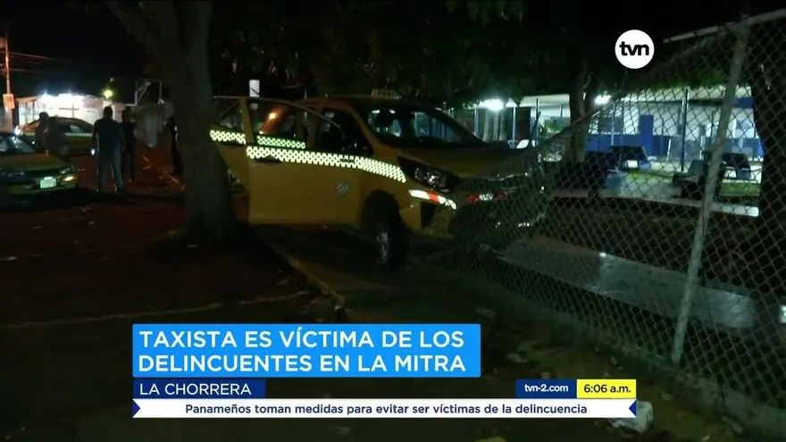 Un taxista es víctima de la delincuencia en La Chorrera