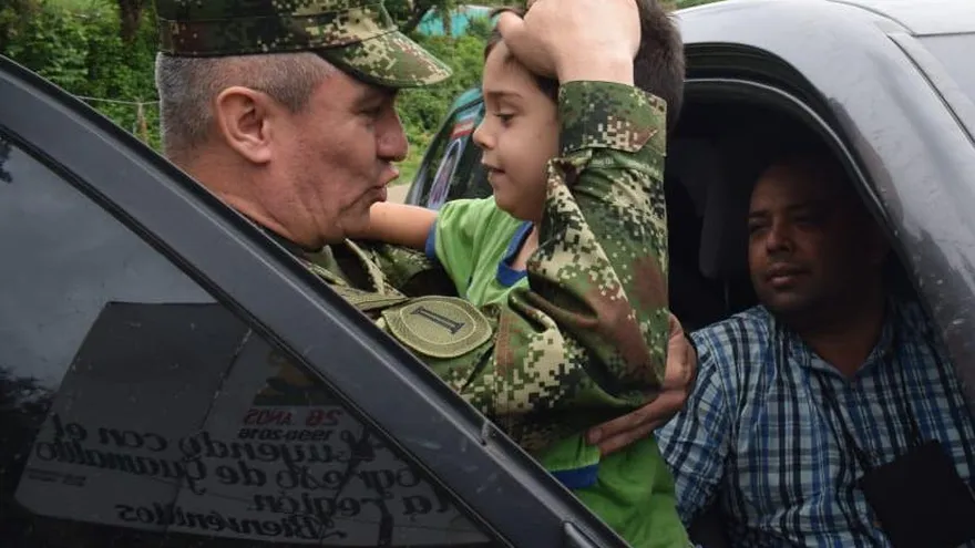 Niño secuestrado en Colombia es liberado.EFE