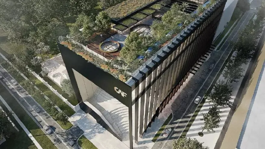 Render del proyecto del CAF-Banco de Desarrollo de América Latina y el Caribe