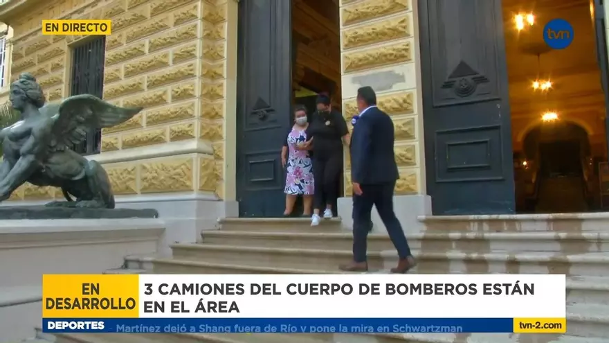 Se registra incendio en oficina de contabilidad del Instituto Nacional