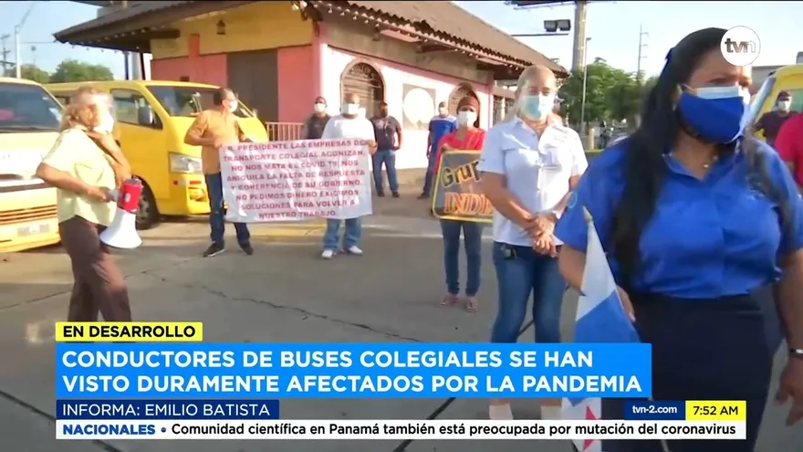 ¿Qué piden los conductores de buses colegiales?