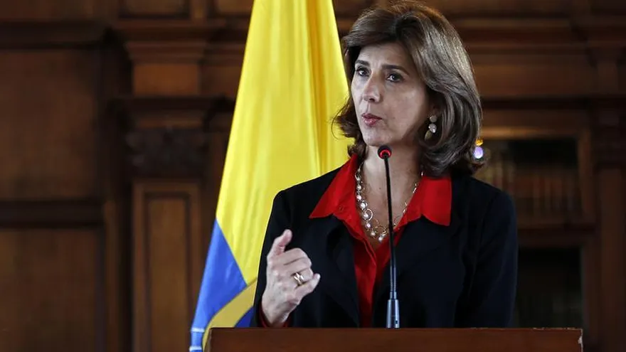 En la imagen, la canciller de Colombia, María Ángela Holguín.