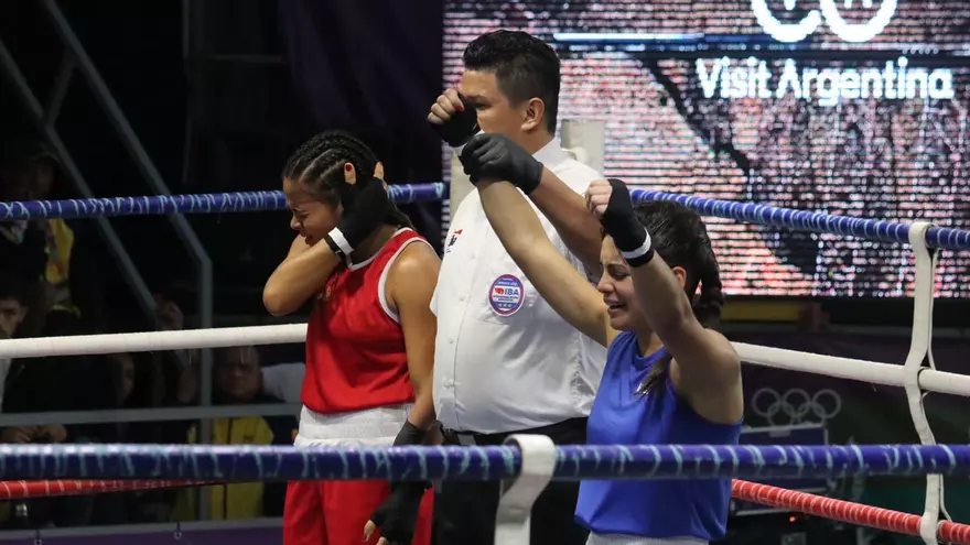 La panameña Xiomara Santamaría se quedó con la medalla de plata en el boxeo de Rosario 2022