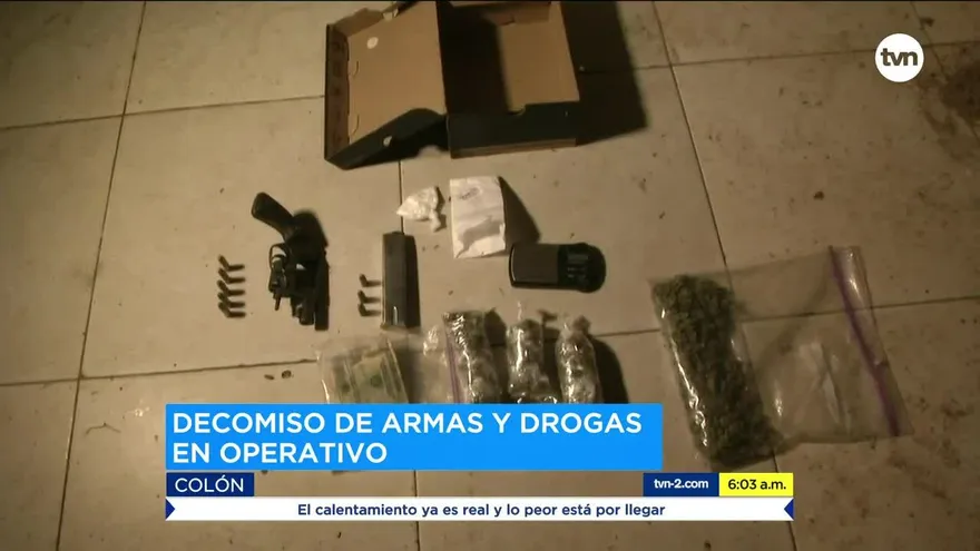Decomisan droga en varios operativos en Colón